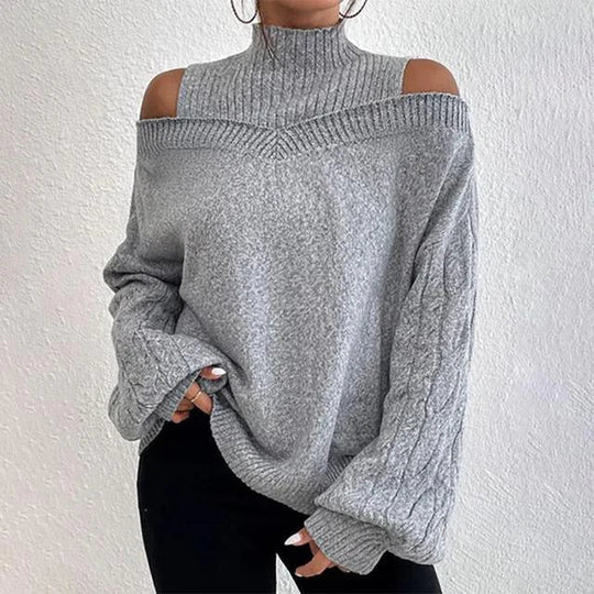Stilla | Elegant Langærmet Off-Shoulder