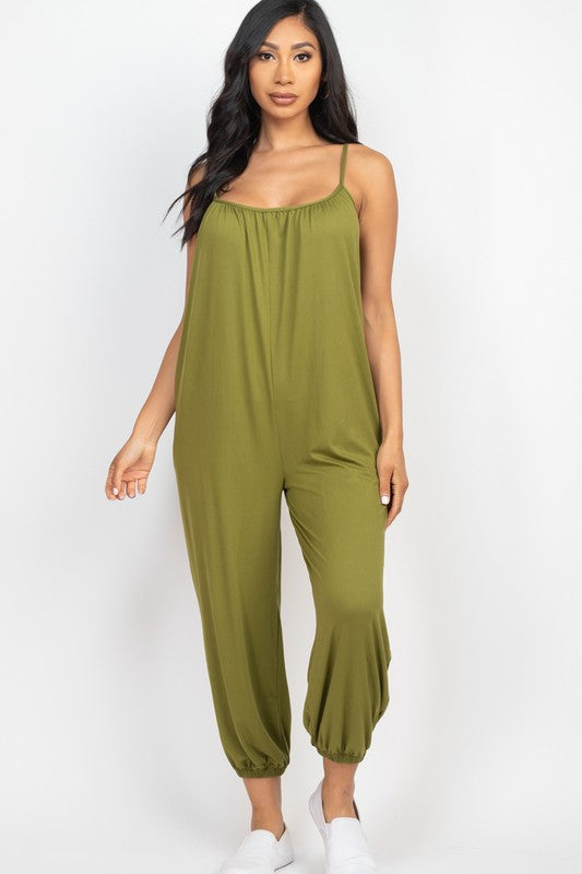 Stilla | Strop Solid Jumpsuit