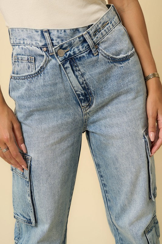 Stilla | Afslappet Cargo Jeans