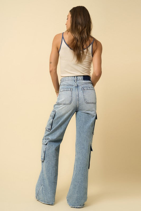 Stilla | Afslappet Cargo Jeans