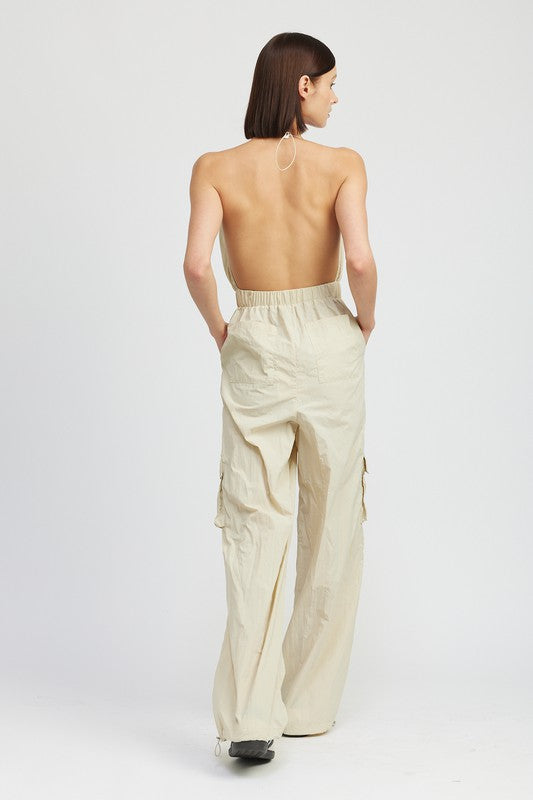 Stilla | Strop Cargo Jumpsuit