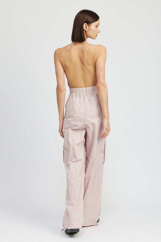 Stilla | Strop Cargo Jumpsuit