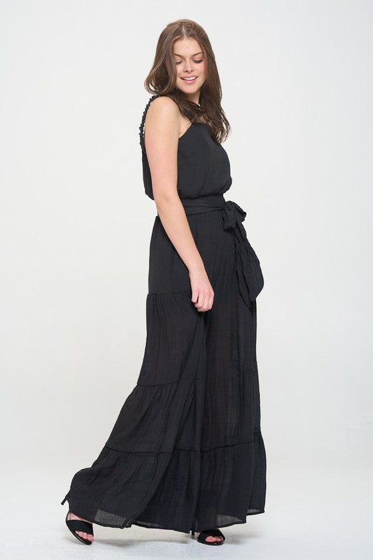 Stilla | Strop Tiered Jumpsuit