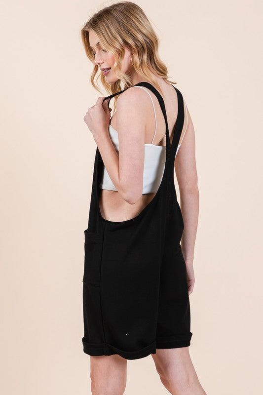 Stilla | Terry Shorts Overall Med Lommer