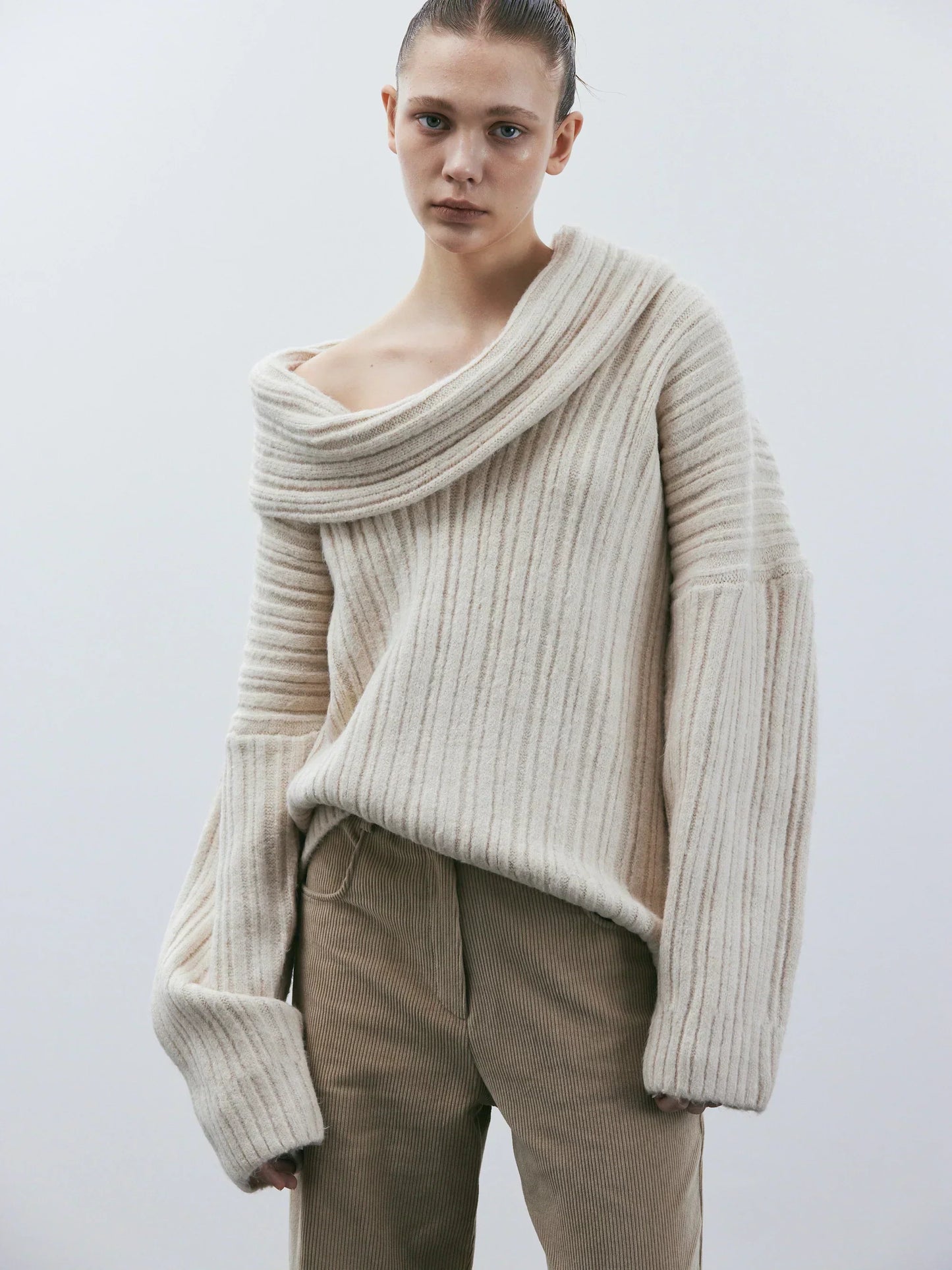 Stilla | Groft strik Oversize Pullover Damer