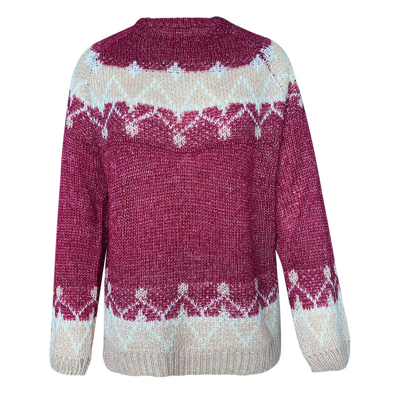 Stilla | Crew Neck Langærmet Strik Trøje