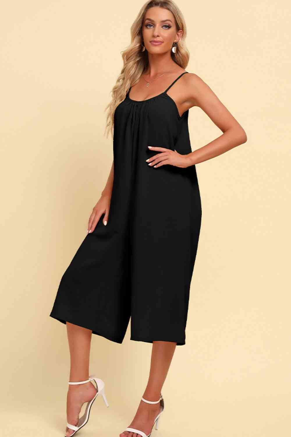 Stilla | Strop Scoop Hals Jumpsuit