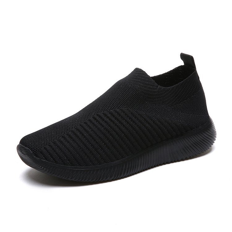 Dame Åndbare Slip-On Sneakers med elastisk Overdel Stilla