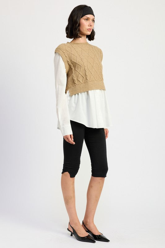 Stilla | Øverste Pullover Kabel To Jern