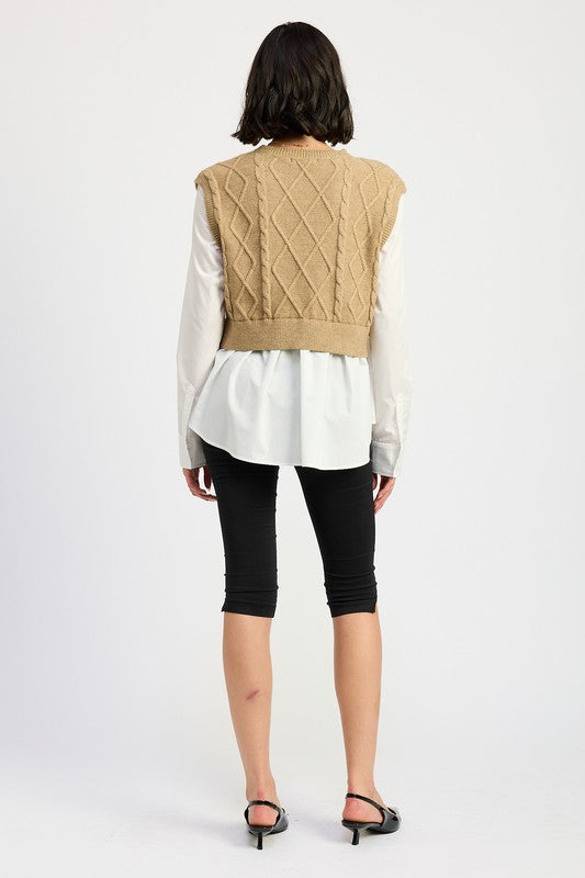 Stilla | Øverste Pullover Kabel To Jern