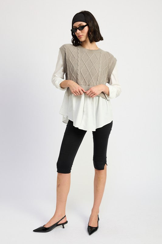 Stilla | Øverste Pullover Kabel To Jern