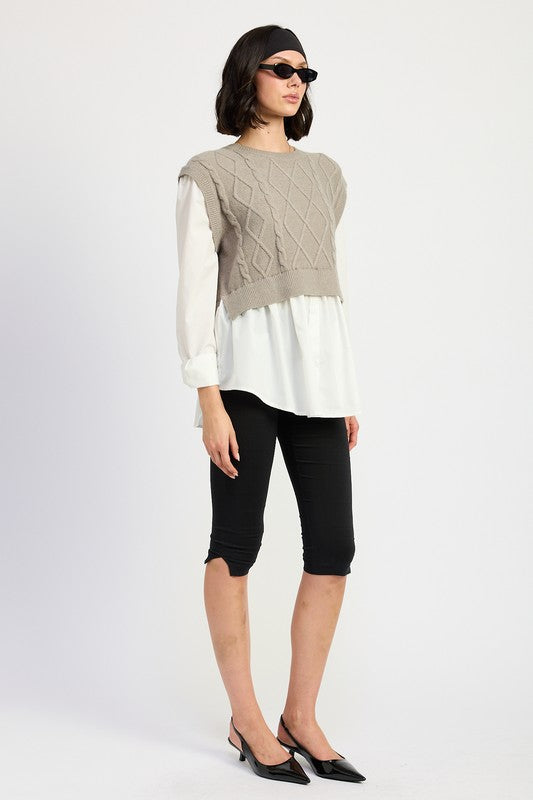 Stilla | Øverste Pullover Kabel To Jern