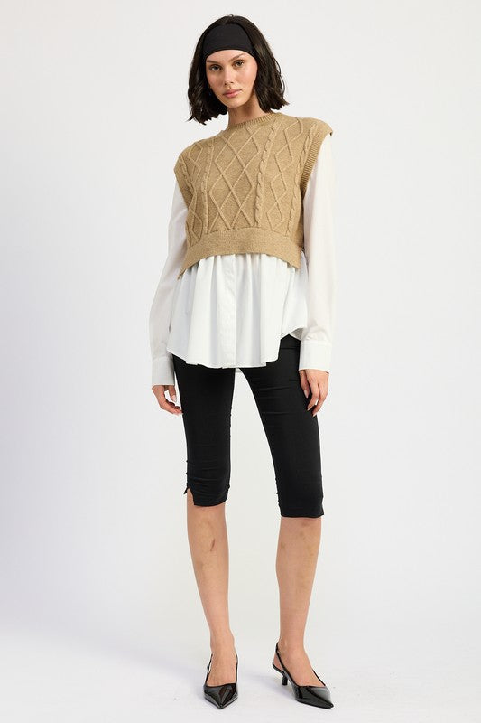 Stilla | Øverste Pullover Kabel To Jern