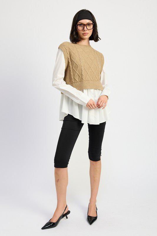 Stilla | Øverste Pullover Kabel To Jern