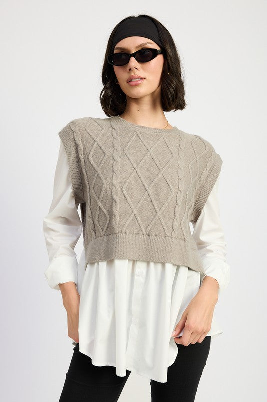 Stilla | Øverste Pullover Kabel To Jern
