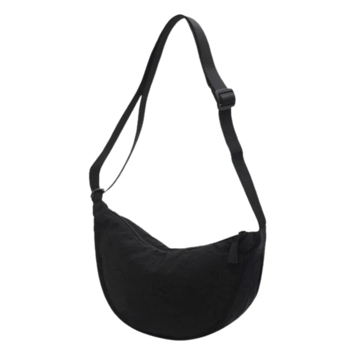 Stilla | Halvmåne crossbody taske med blomstermønster
