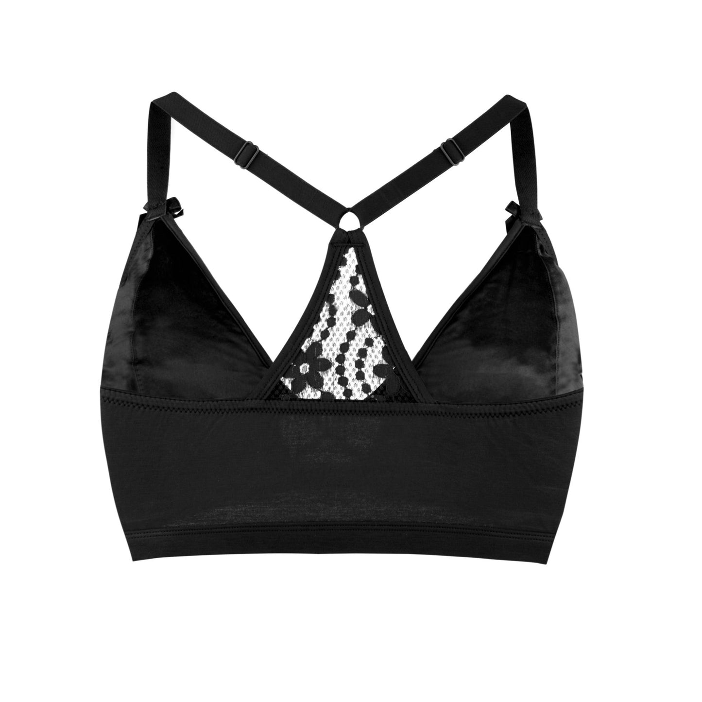 Stilla | Rød Blonde Økologisk Bomuld & Silke Bralette