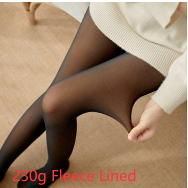 Stilla | Fleece|Betrukne Gennemsigtige Leggings