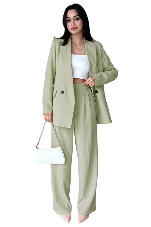 Stilla | Fashionable Blazer Suit Set Til Kvinder