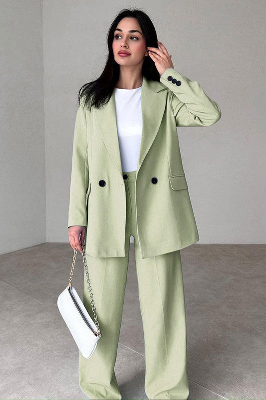 Stilla | Fashionable Blazer Suit Set Til Kvinder