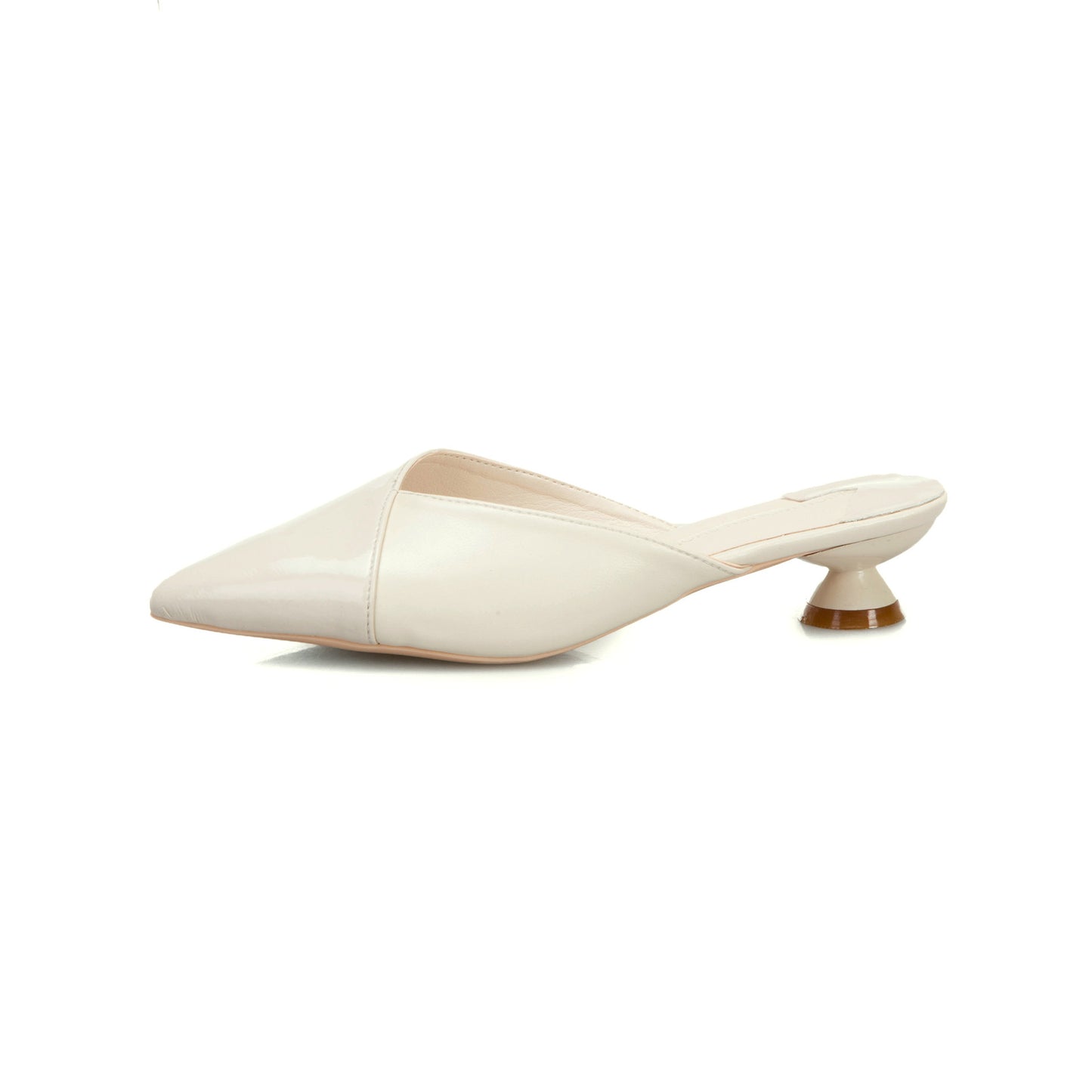 Dame Slingback Mules med spids tåform og trendy blokhæl Stilla