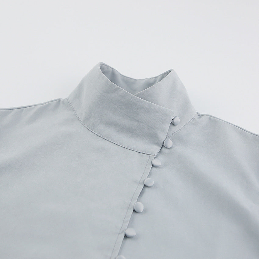 Stilla | Victoriansk inspireret bluse med høj krave