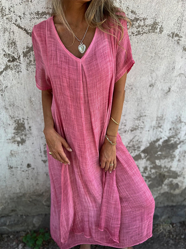Stilla | Maxi Kjole Med Feminint Snit