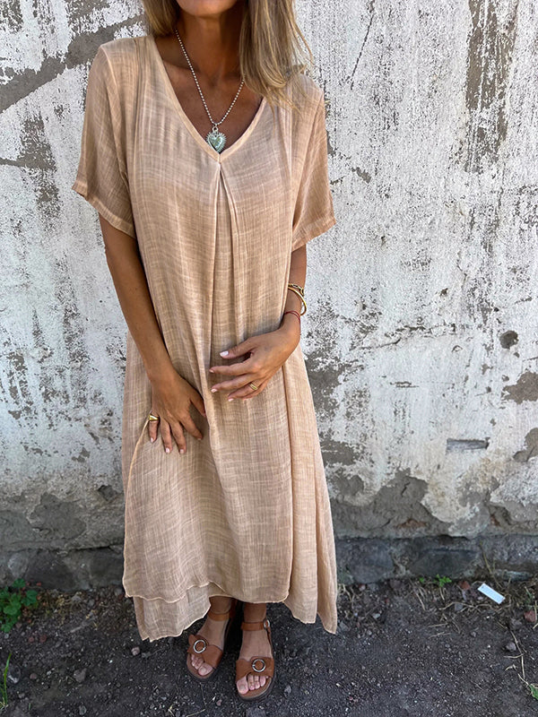 Stilla | Maxi Kjole Med Feminint Snit