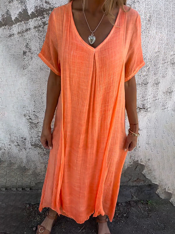 Stilla | Maxi Kjole Med Feminint Snit