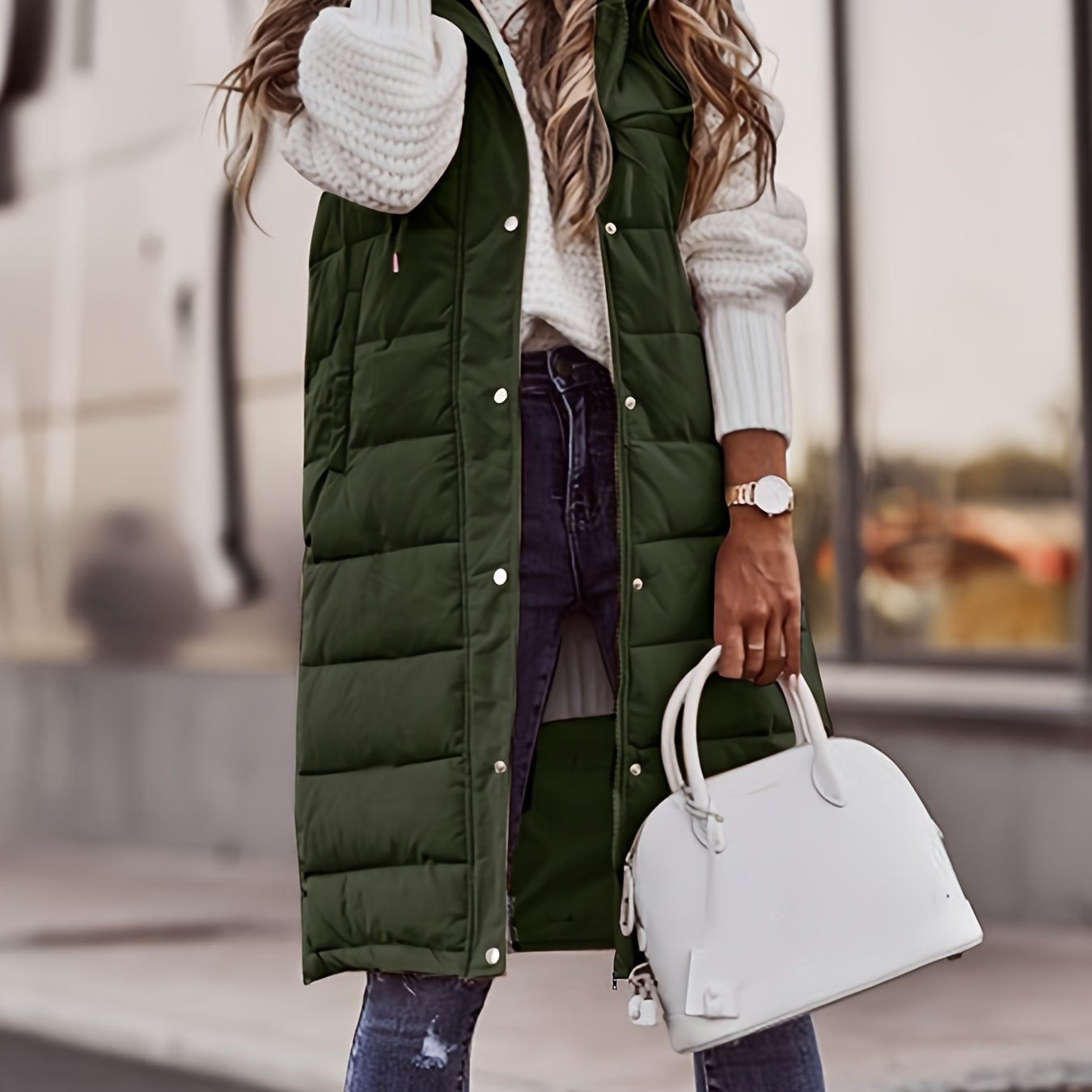 Stilla | Lange hoodie vest til kvinder