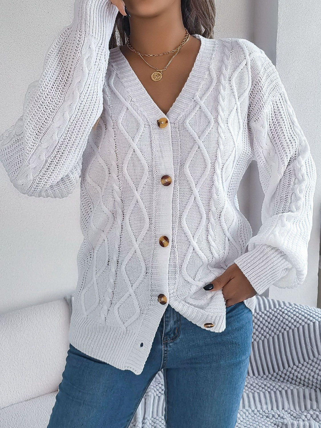 Stilla | Strik Langærmet Cardigan
