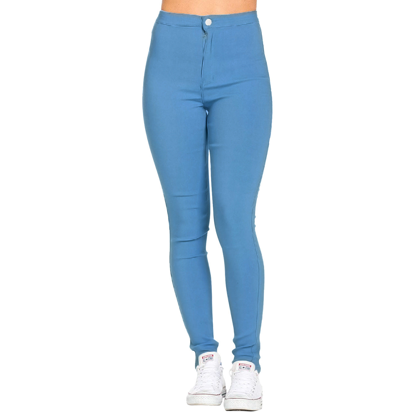 Damer højtaljede leggings med figurskabende strækmateriale og smal pasform Stilla