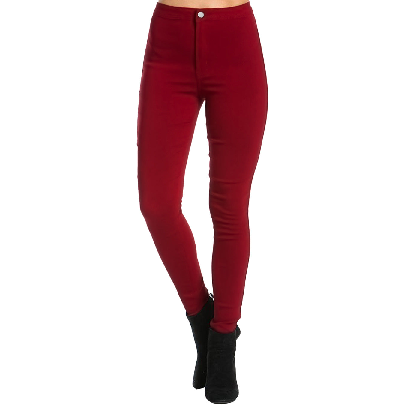 Damer højtaljede leggings med figurskabende strækmateriale og smal pasform Stilla