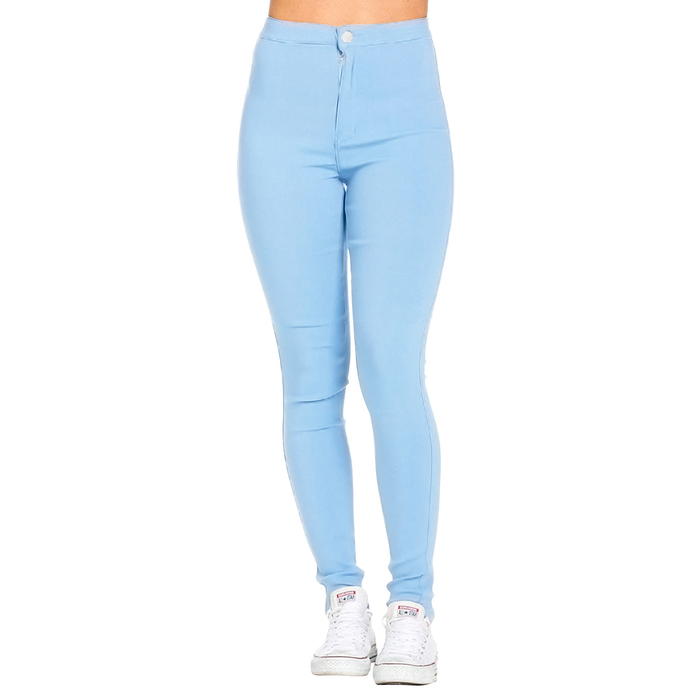 Damer højtaljede leggings med figurskabende strækmateriale og smal pasform Stilla