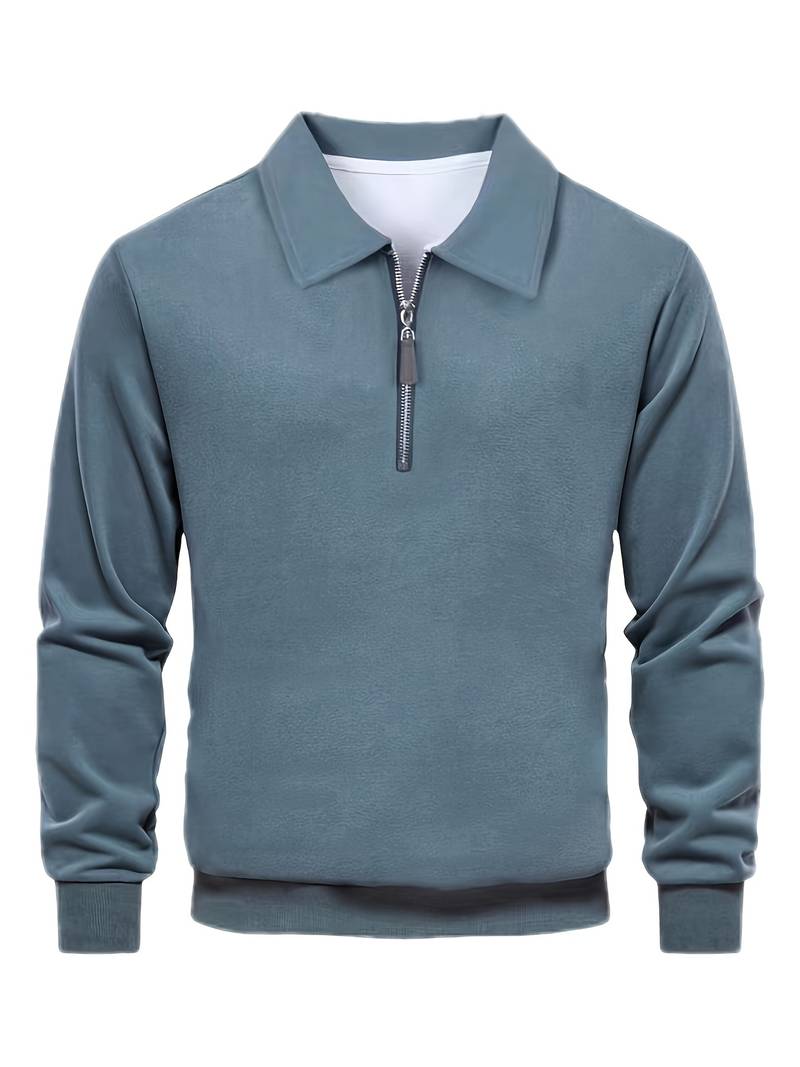 Stilla | Zip-Up Rugby Polo Shirt