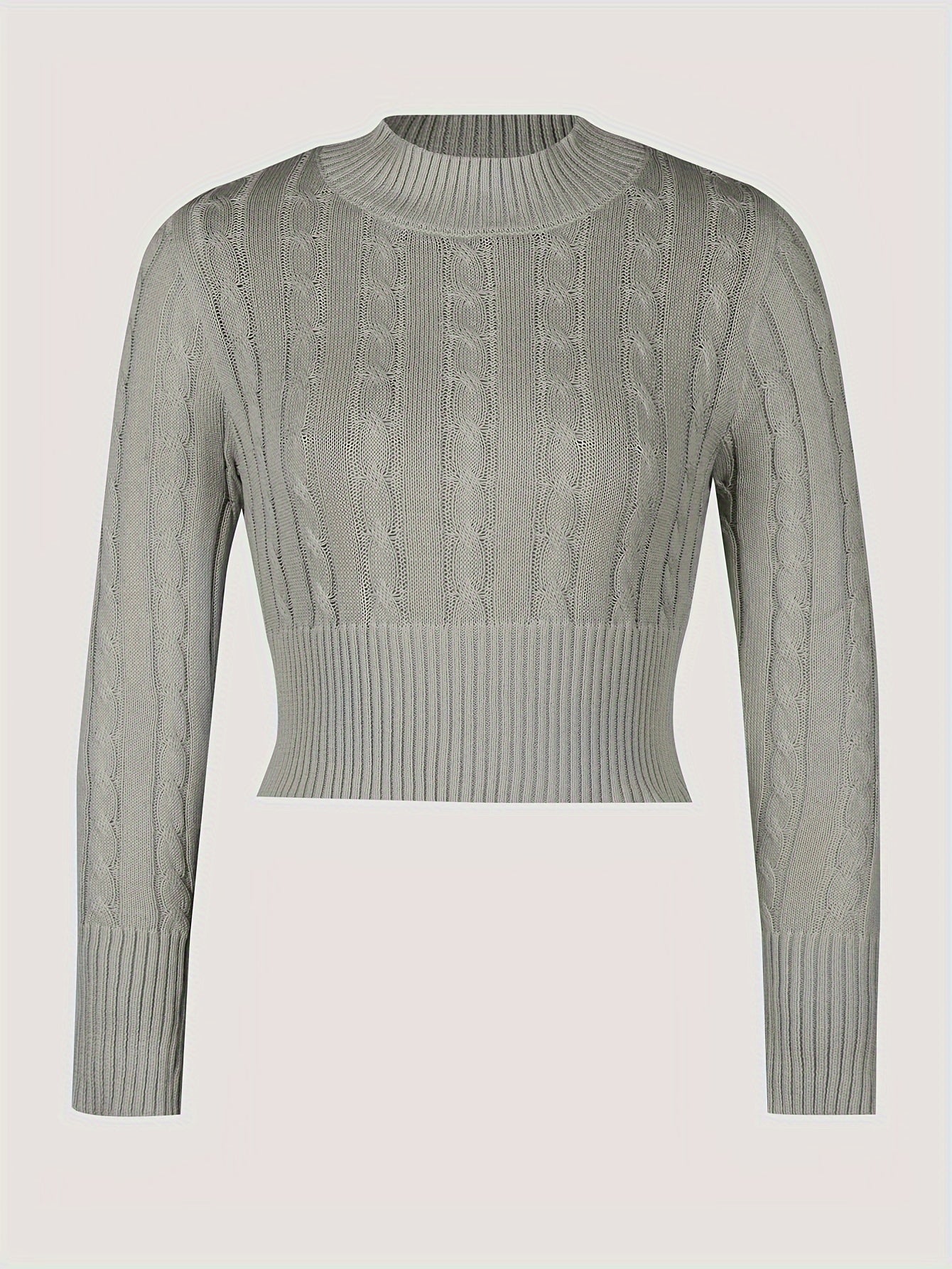 Stilla | Kort sweater og slim med tvistet tryk