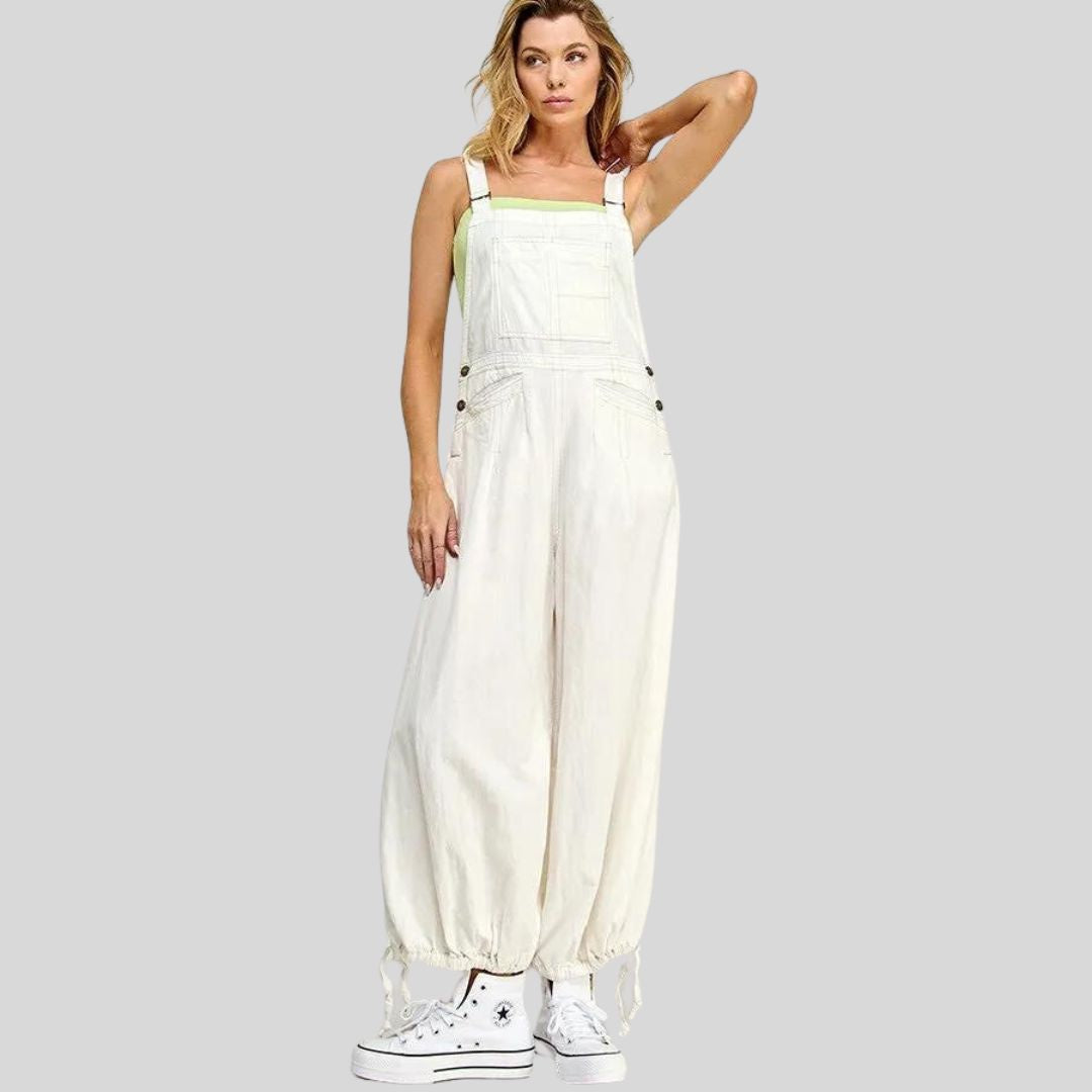 Stilla | Afslappet Onesie med Brede Ben og Justerbare Stropper