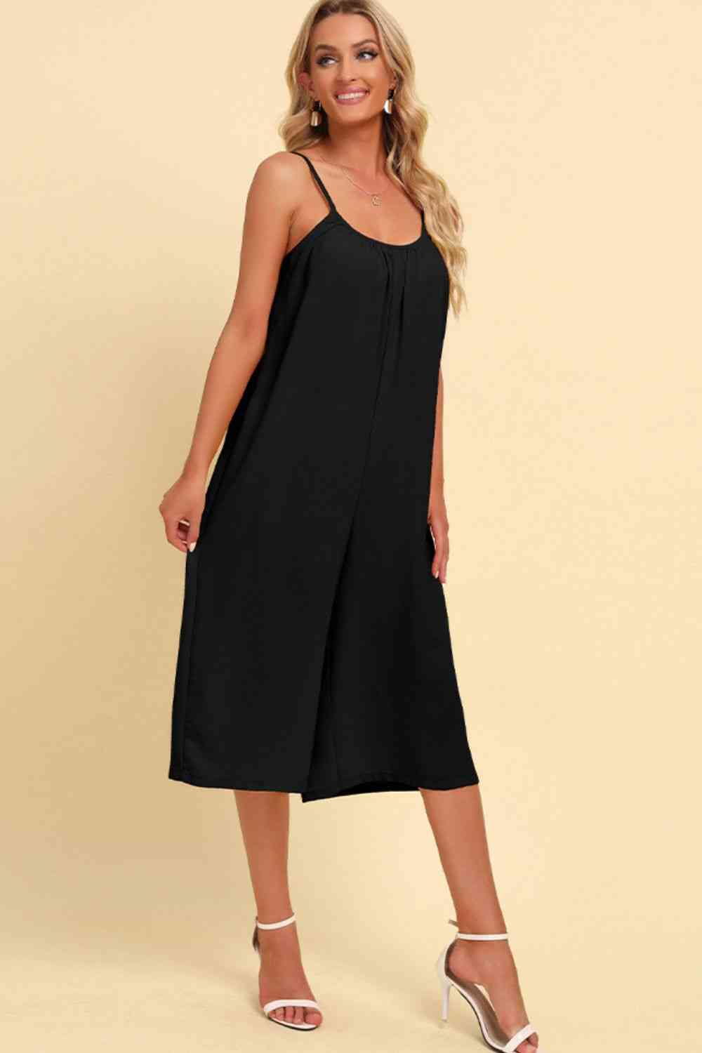 Stilla | Strop Scoop Hals Jumpsuit