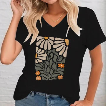Stilla | Vinterns Blomster Illustration T-Shirt