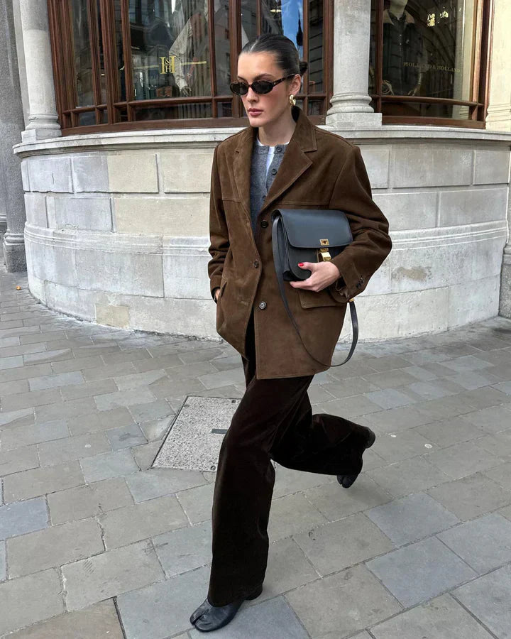 Stilla | Klassisk Ruskindsblazer