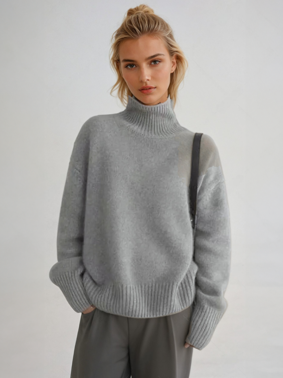 Stilla | Pullover med hyggelig rullekrave