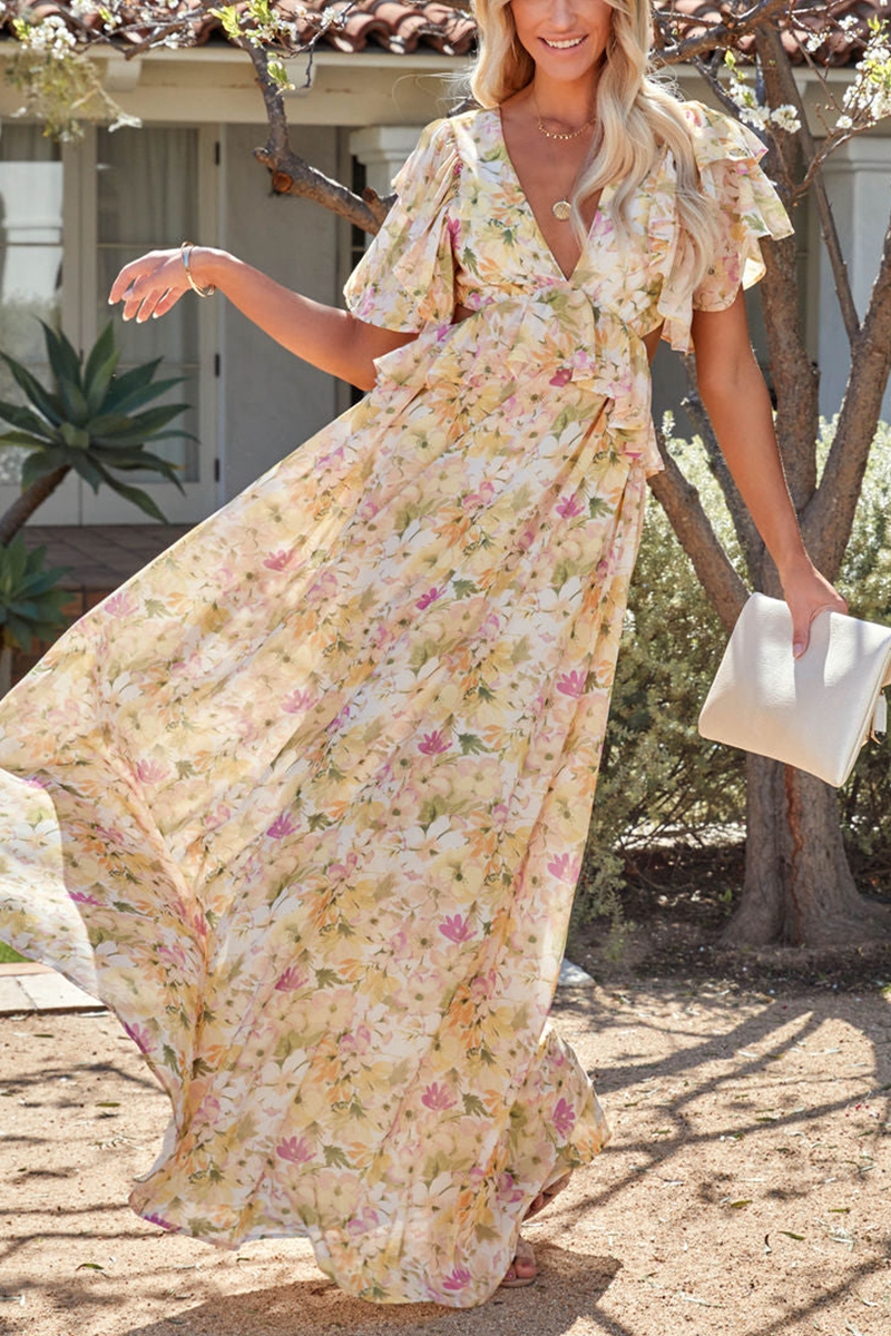 Stilla | Sweet Southern Kiss Tie Back Swing Kjole