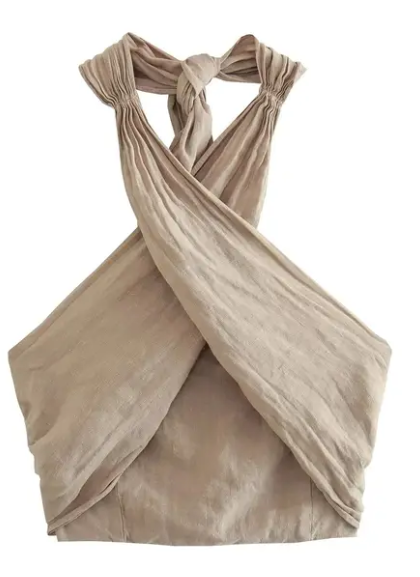 Stilla | Trafza Streetwear Khaki Dragter Kvinder Uden Ærmer