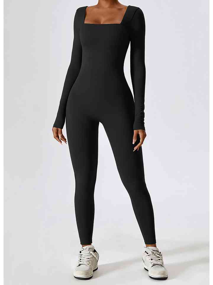 Stilla | Hals Lange Ærmer Sports Jumpsuit