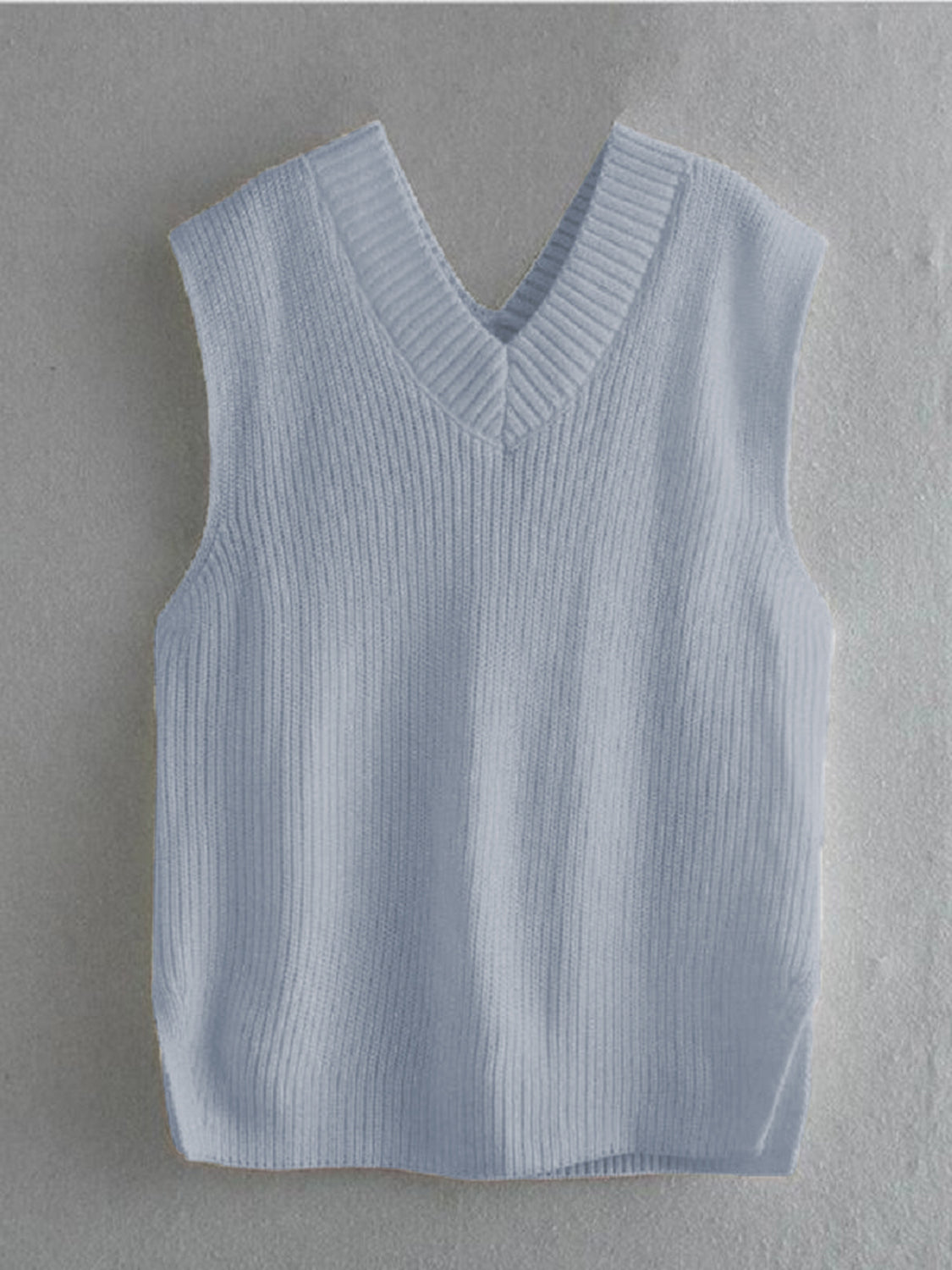 Stilla | V-hals ærmeløs sweater vest