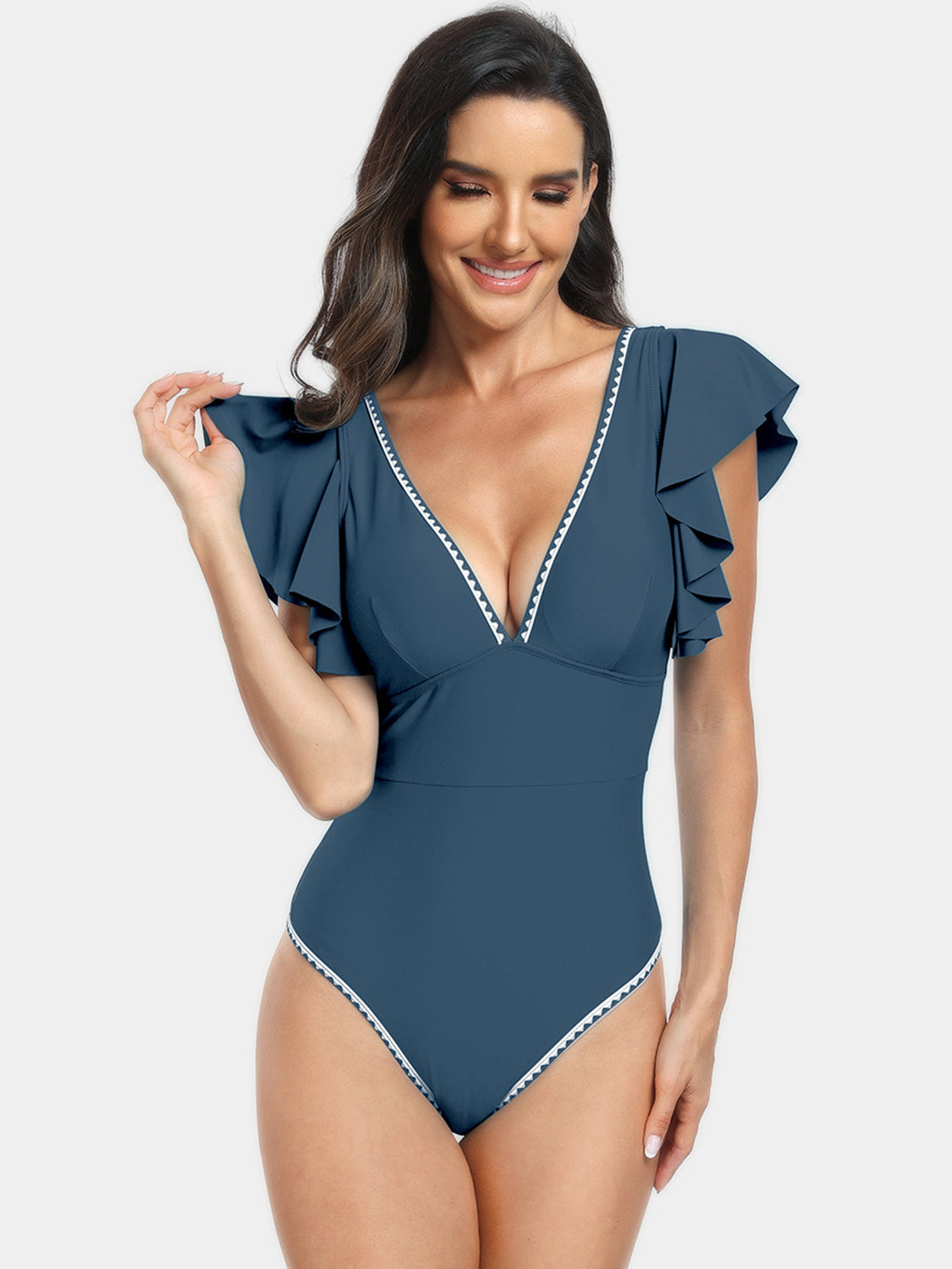 Stilla | Cap Sleeve Én-delet Badetøj