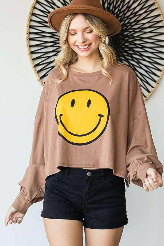 Stilla | Face Lange Ærme Crop Top