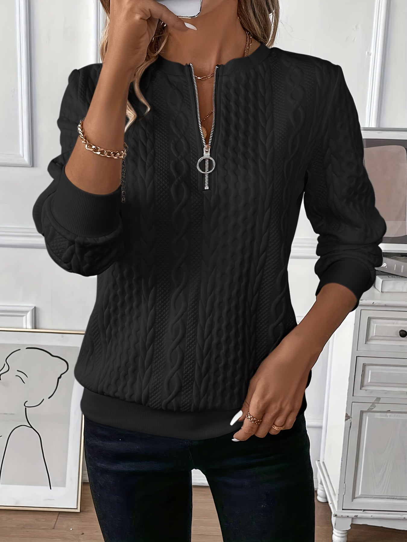 Stilla | Stilig Knyttet Sweater