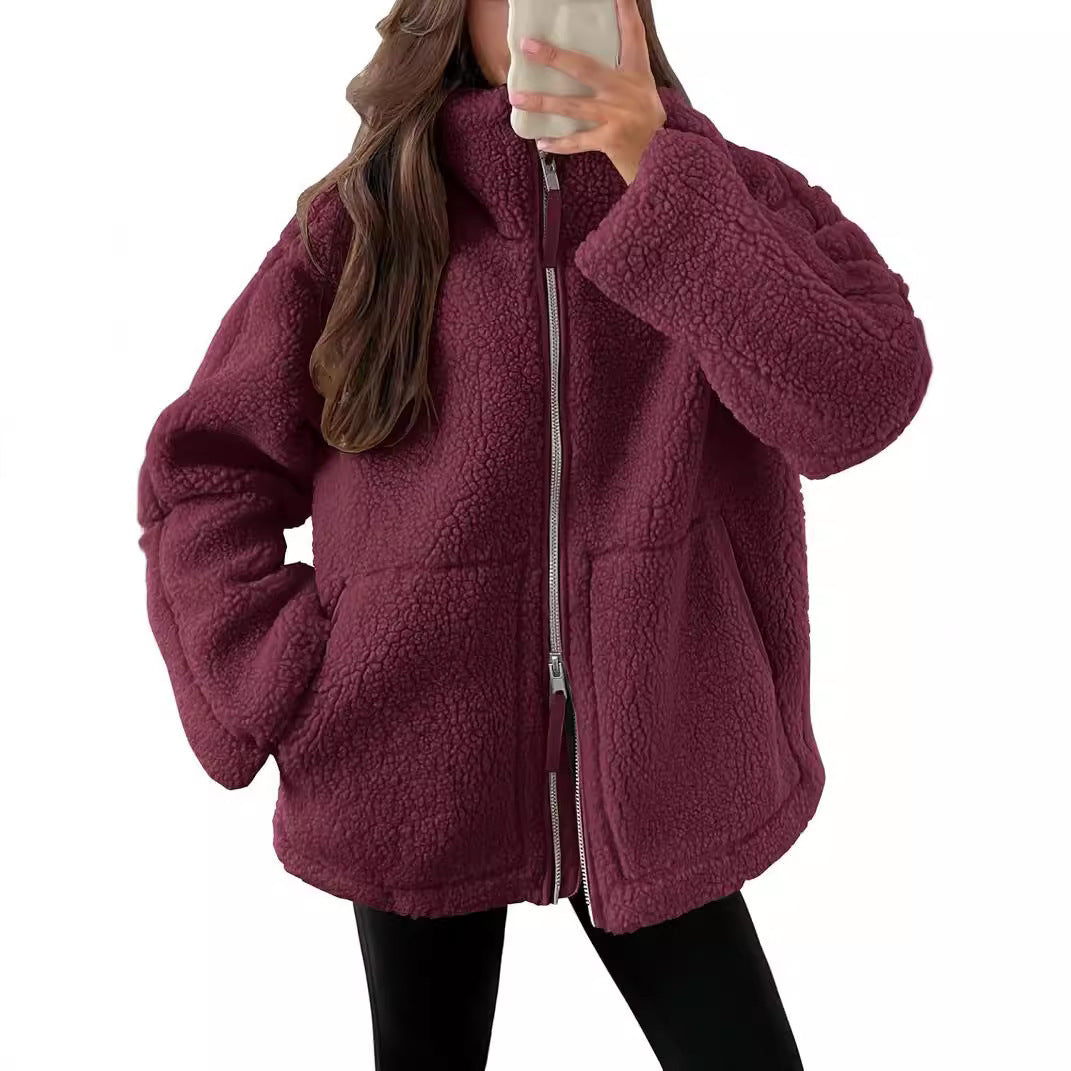 Stilla | Cosy Zip up Teddy Fleece Jakke Trøje