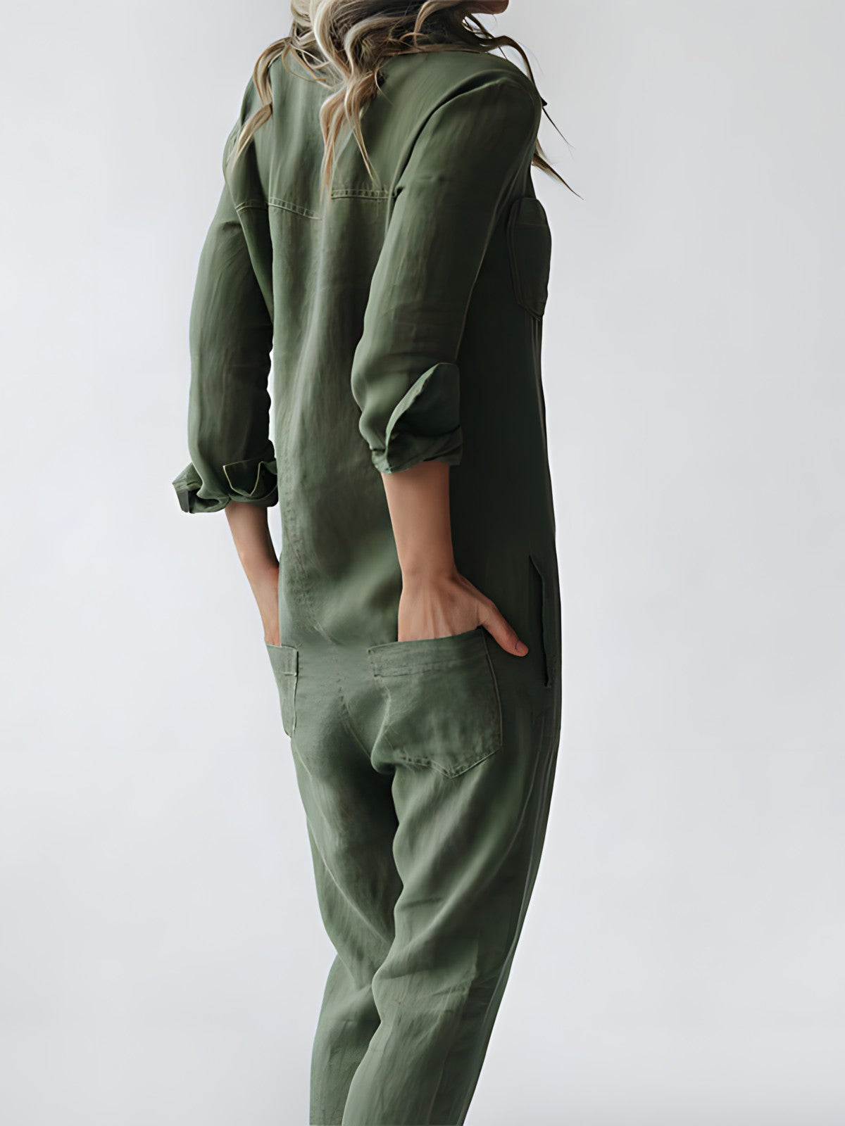 Stilla | Casual og Løs Jumpsuit Med Lange Ærmer